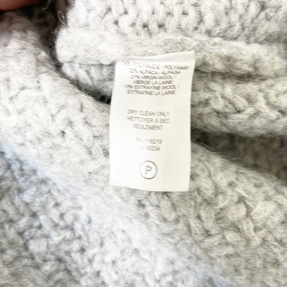 Steven Alan Woman Gray Virgin WOOL Cowl Sweater Size S - Picture 8 of 13